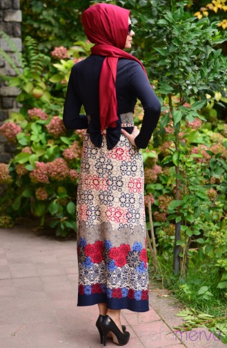 Bahar Hijab Dress PRC 3057-05 Pink 3057-05