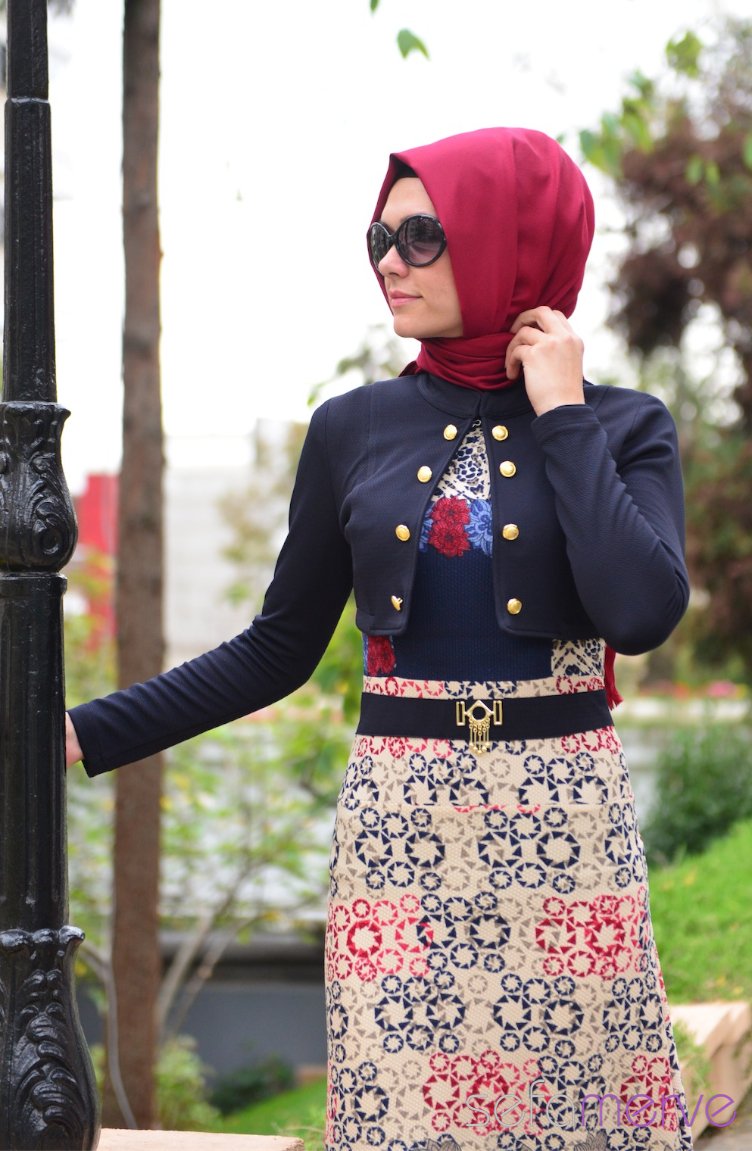 Bahar Hijab Dress PRC 3057-05 Pink 3057-05