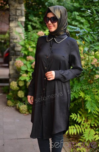 Pınar Aksam Tunic 2285-01 Black 2285-01