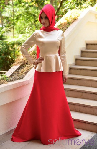 Pınar Akşam Balık Etek 2255-05 Kırmızı