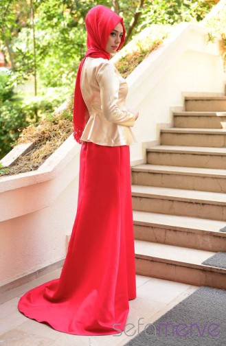 Pınar Akşam Balık Etek 2255-05 Kırmızı