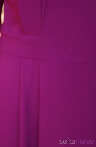 Flieder Hijab Kleider 2251-01