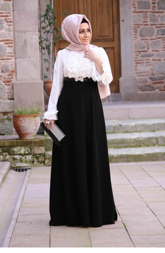 Pınar Şems Dress 3007-02 Black 3007-02
