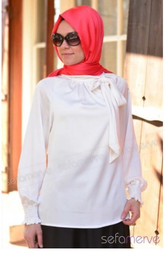 Racsha Bluz 12025-01 Beyaz