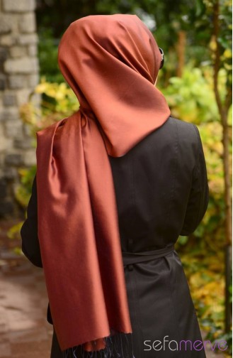 Châle Couleur cuivre 26