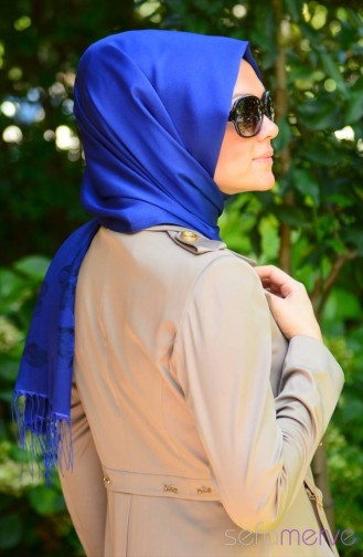 Sunway Emine Shawl 10 Saxon Blue Navy Blue 10