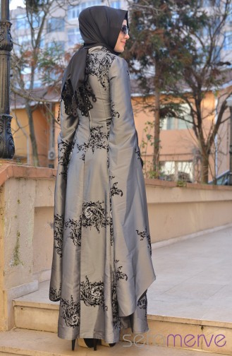 Sefamerve Hürrem Abiye Elbiseler 1138_529-01 Siyah
