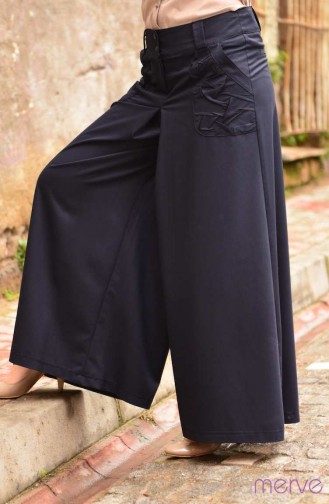 ZemZem Pantolon Etek 0817-02 Lacivert