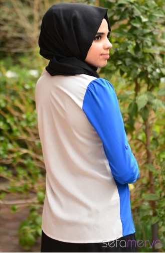 Sefamerve Bluz GLY 140603-07 Saks