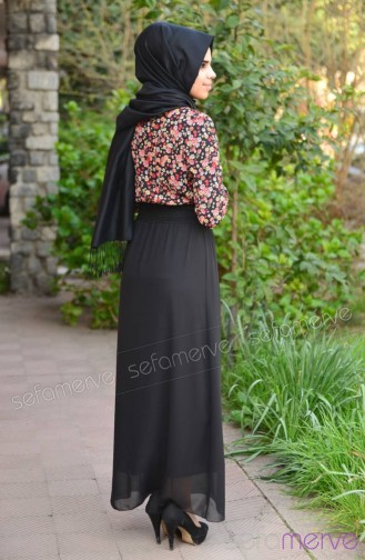 Hijab Dress 7122-02 Black 7122-02