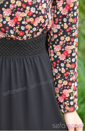 Hijab Dress 7122-02 Black 7122-02