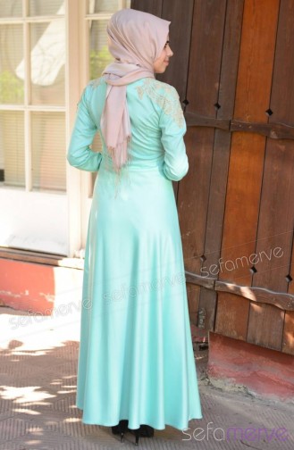 NKCL Hijab Dress 6269P-03 Mint Green 6969P-03