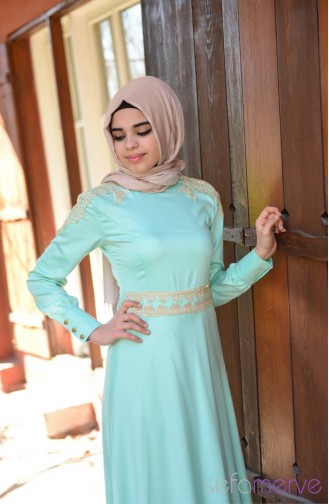 NKCL Hijab Dress 6269P-03 Mint Green 6969P-03