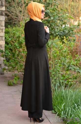 Miss Yağmur Yazlık Pardesü 6112-02 Siyah