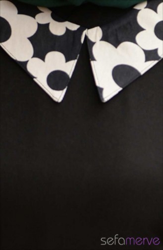Black İslamitische Jurk 5275-02