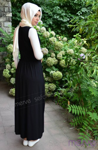 Yazlık Elbiseler 213389-01 Siyah