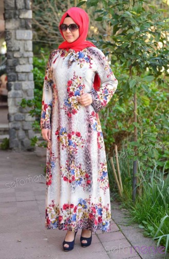 Dilber Hijab Dress 4418-04 Damsons 4418-04