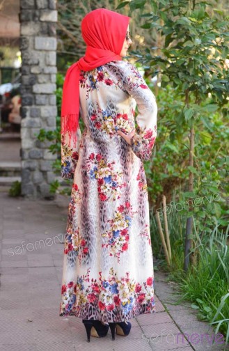 Dilber Hijab Dress 4418-04 Damsons 4418-04