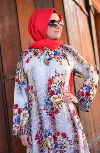 Zwetschge Hijab Kleider 4418-04