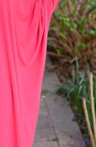 Demet Yıldız Abaya 7786-03 Coral 7786-03