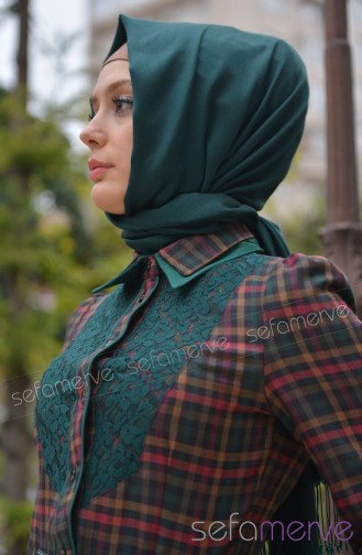 Sefamerve Kombin Gömlek GLY 0221-03 Yeşil
