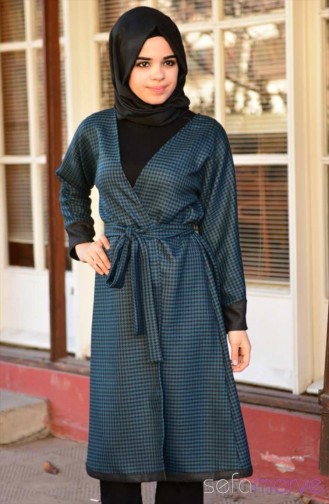 Petroleum Strickjacke 7785-02