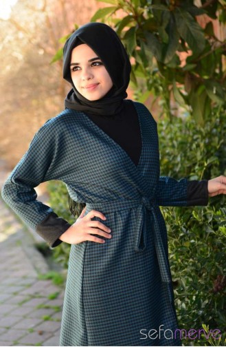 Petroleum Strickjacke 7785-02