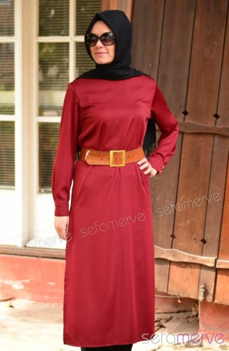 Long Tunic ALD 50198-05 Claret Red 50198-05