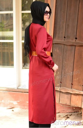 Long Tunic ALD 50198-05 Claret Red 50198-05