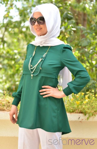 Sefamerve Kombin Tunik GLY 2030-09 Yeşil