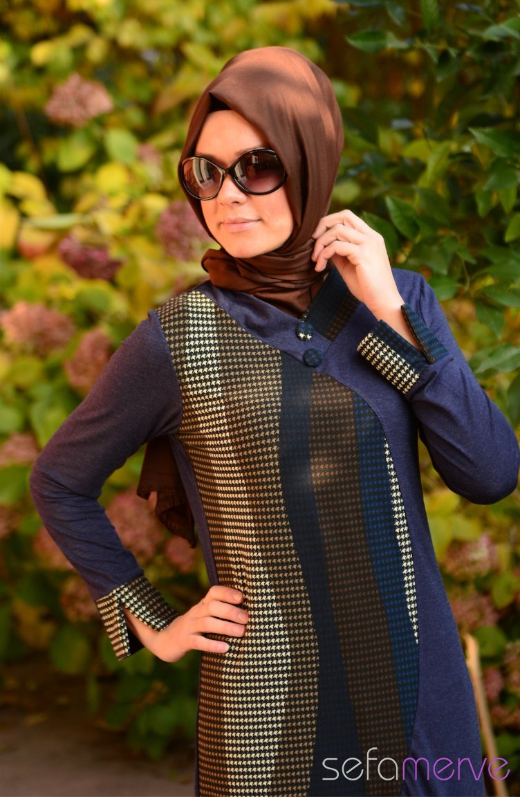 Navy Blue Tuniek 0553-05