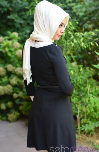Sefamerve Kombin Tunik GLY 0307-01 Siyah
