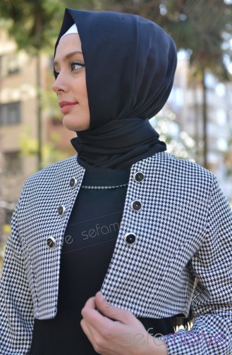 Selviler Kombin Elbise 4088-02 Beyaz
