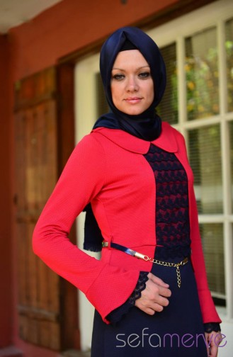 Robe Hijab Bleu Marine 14.4142-04