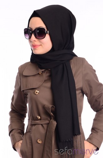 Sefamerve Sibel Şal 04 Siyah