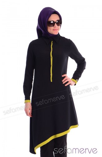 Hijab Tunic 4273-01 Black 4273-01