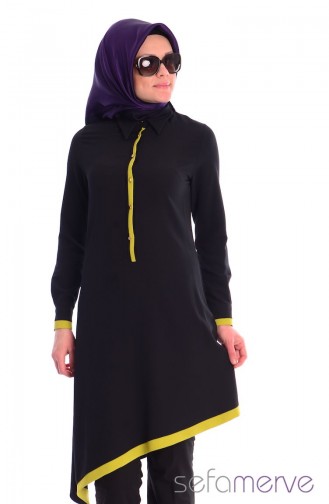 Hijab Tunic 4273-01 Black 4273-01