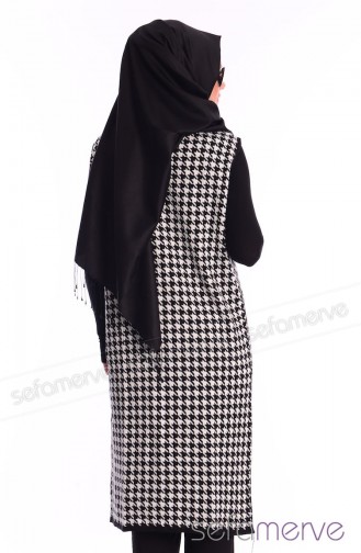 Triko Yelek 3324-04 Beyaz