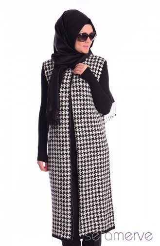 Triko Yelek 3324-04 Beyaz