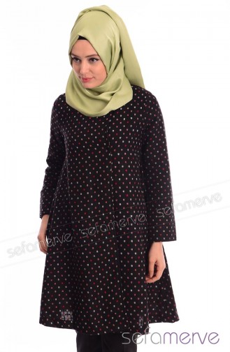 Esra Keküllüoğlu Ceket 55026-01 Siyah