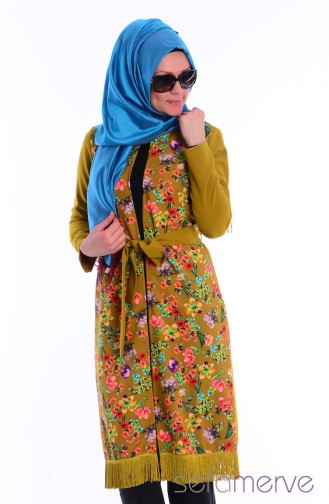 Hijab Cardigan 5168-02 Olive Green 5168-02