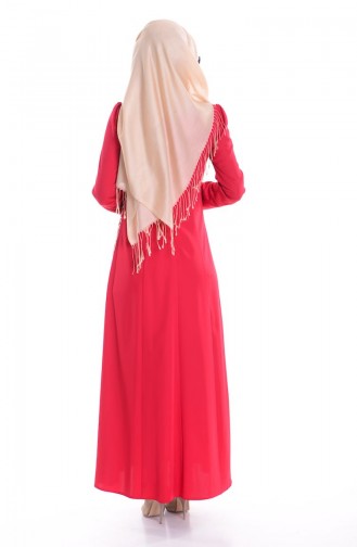 Rot Hijab-Abendkleider 52400-05