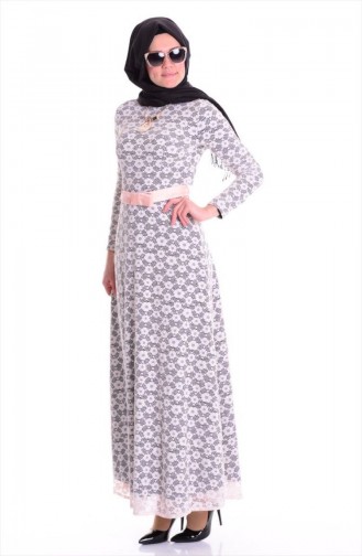 Puder Hijab-Abendkleider 2360-01