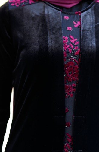 Black Hijab Dress 0550-01