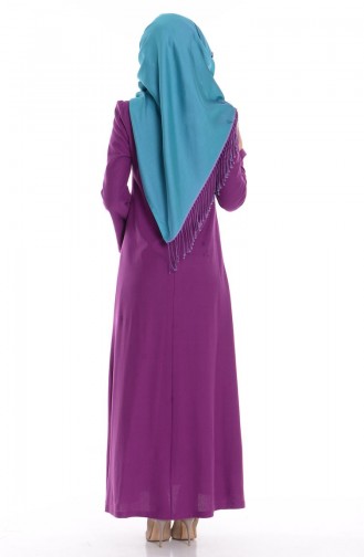 Purple İslamitische Jurk 0017-04