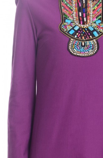 Purple Hijab Dress 0017-04