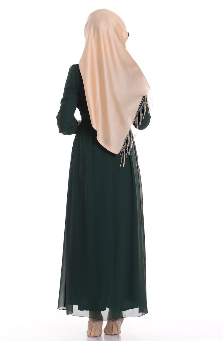 green outfit hijab