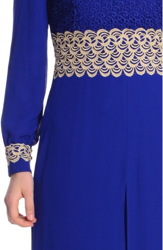 Şifon Astarlı Tulum Elbise 52414-05 Saks
