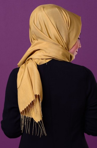 Sefamerve Snap Shawl C1-02 Mustard 1-02