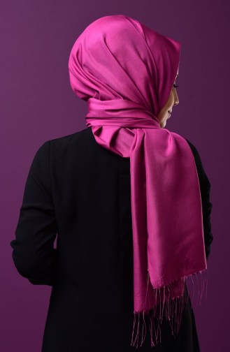 Sefamerve Snap Shawl C1-21 Light Fuchsia 1-21